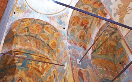 Роспись Дионисия в храме. Экскурсия в Вологду